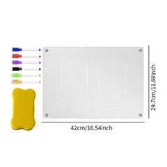 Reusable Fridge Calendar & Weekly Planner